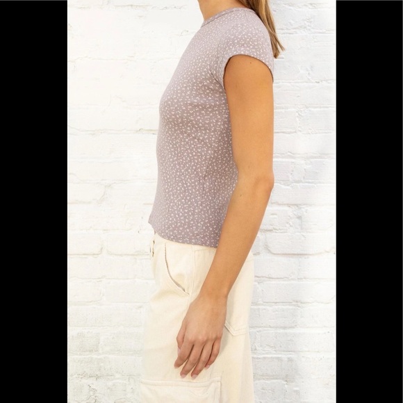 Brandy Melville Tops Brandy Melville Floral Hailie Eyelet Top